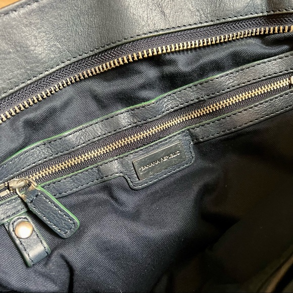 Banana Republic navy shoulder tote + dust bag - Picture 4 of 7